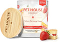 Pet House Natural Plant-Based Air Freshening Pet Candle Clean Burning, Long Lasting Candles, Strawberry Shortcake, 9 OZ Pack of 1