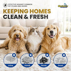 Sheiner's Pet Urine Enzyme Cleaner & Pet Stain & Odor Remover, Advanced Enzymatic Cleaner Solution for Carpets, Rugs, Upholstery & Multi-Surfaces, Safe for Pets & Kids. (128 oz)