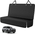 PETICON Dog Car Seat Cover for SUV, Waterproof Back Seat Cover for Toyota Tacoma/Jeep Grand Cherokee/Ford Explorer/Ranger/Chevrolet Colorado, Scratch-Proof Nonslip Durable Rear Seat Cover for Dogs