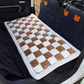 Dog Bed for Car Back Seat, Non-Slip Backseat Pet Mat for Trucks & SUVs | Plaid Flannel, Quilted PP Cotton Filling, Non-Slip Backing, Machine Washable, Fits Backseat Extenders, Trucks & SUVs