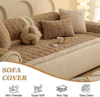Plush Couch Cover for Dogs – Non Slip Pet Sofa Protector, Ultra Soft Washable Couch Cover for Pets, Anti-Slip Backing Furniture Protector for Cats & Dogs, Fits Standard & L-Shape Sofas (Only 1PC)
