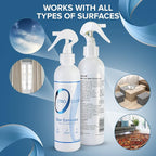 Zero Odor Multi-Purpose Odor Eliminator, Fabric & Room Deodorizer, 2 Pack | Odor Eliminator Spray for Hotel, Bathroom, Basement, Trash & Upholstery - Travel Size Odor Neutralizer, (8 oz Each)