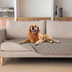 gogobunny 3X Stronger Waterproof Pet Blanket, Scratch Proof Furniture Protector for Dogs Cats, Reversible Cover 30x70 Inch, Dark Stone