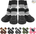 BEAUTYZOO Dog Socks to Prevent Licking Paws for Hardwood Floors Anti Slip, Dog Shoes Booties for Hot/Cold Pavement,Grippy Boots & Paw Protectors Traction Control for Small Medium Large Senior Dogs