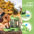 Portable Dog Travel Water Bottle - 77oz Large Travel Water Bowl for Dogs Camping Hiking Beach Traveling Essentials,Big Pet Bottles Bowl Water Dispenser for On The Go Park Car Walking Accessories