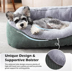 INVENHO XL Dog Beds Large Sized Dog, Washable Orthopedic Warming Soft Sleeping Durable with Anti-Slip Bottom