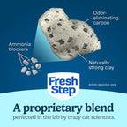 Fresh Step Advanced Heavy Duty Multi Cat Clumping Cat Litter with Febreze Freshness, Low Dust, Odor Control with Ammonia Block Tech, Compatible in Automatic Litter Boxes, 17.5 lb | Heavy Duty, Odor Control, 3X Odor-Eliminating Carbon, Ammonia Block Tec...