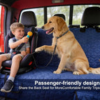 Meginc Dog Car Seat Covers for Back Seat, Heavy Duty Pet Bench Seat Covers for Trucks Waterproof Protector Back Seat Nonslip Dogs Car Seat Covers for Crew Cab/Ford F-Series/Ram 1500/Sierra/Silverado
