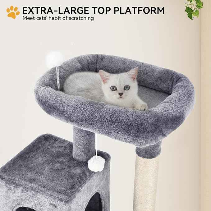 YITAHOME 70.8-Inch Tall Cat Tree Indoor | Multi-Level Cat Tower with Condos, Top Perches, Scratching Posts