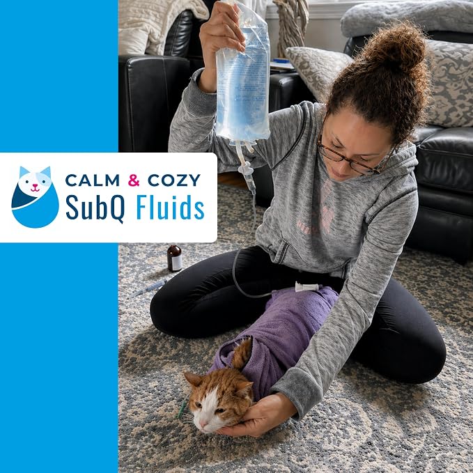 Calm & Cozy® Cat Swaddle Wrap for Anxiety & Handling (Lavender, Medium) | Patented Access Points, Nail Trimming, Grooming, Medication, Vet Visits