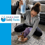 Calm & Cozy® Cat Swaddle Wrap for Large Cats (Lavender, Large) | Patented Access Points, Nail Trimming, Grooming, Medication, Vet Visits