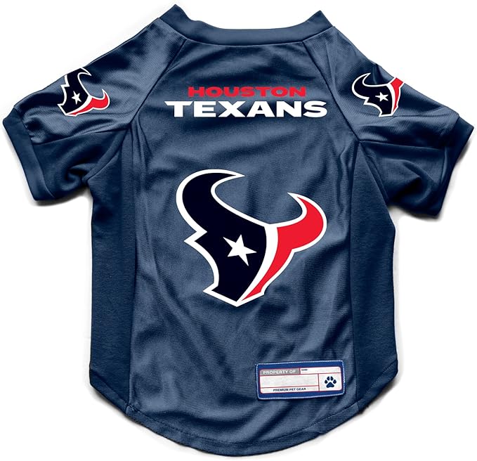 Littlearth NFL Houston Texans Stretch Pet Jersey,Medium