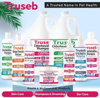 Truseb Topical Ketoconazole and Chlorhexidine Shampoo for Dogs, Cats & Horses Pleasantly Scented with a Cucumber Melon Scent with Aloe (Ketoconazole & Chlorhexidine Shampoo, 1 Gallon)
