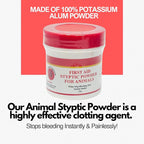 Pet Grooming & Care Kit with Styptic Powder – Dog & Cat Bath Brush, Finger Toothbrush Set, 1oz Pet Nail Stop Bleeding Powder – Complete At-Home Grooming Bundle (15, Multicolor)