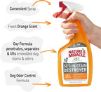 Nature's Miracle Oxy Set-In Stain Destroyer, Dog Odor Control, 24 oz