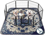 PUPIBOO Washable Pee Pads for Dogs and Cats - Super Absorbent Reusable Puppy Training Pads - 100% Waterproof, Leak-Proof & Non-Slip Whelping Pads for Pet Housebreaking