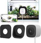 3MP 2K AI Reptile Aquarium Camera, Close-Focus Lens for Fish Tank Terrarium | Angle Magnetic Mount, Dual-Band Wi-Fi 2.4 GHz/5 GHz, 24/7 Recording, Anti-Glare and No Reflection, for Lizards and Snakes
