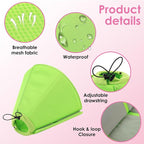 AOFITEE Soft Dog Cone, Adjustable Cones for Dogs After Surgery, Comfy Dog Cone Collar Alternative to Stop Licking, Elizabethan Recovery Collar for Large Dogs(Green,Large)