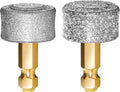 Dog Nail Grinder - Hard & Soft Replacement Heads - Small & Large Dogs - Premium Quality - Diamond Tip Drill Bit - Professional Dog Nail Trimmers - Grooming Tool kit - 2 Pack