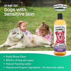 VERMONT SOAP Organic Pet Shampoo, Lavender Natural Dog Shampoo, 16 oz | Lavender scent, organic olive oil, coconut & aloe vera, soothing pet care, USDA Certified Organic, sensitive skin formula