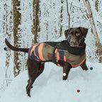 IECOii Extra Warm Reflective Adjustable Dog Jacket - Winter Coat with Buckle Fleece Turtleneck for Small, Medium, Extra Large Dogs