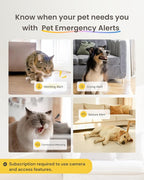 Furbo Mini Pet Camera: Home Security & Smart Alerts, Subscription Required | Stay connected with AI Pet & Home Safety Alerts, Mountable 130° Wide View, Video History, 2-Way Audio, Paid Plan Required