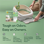 Purina Tidy Cats Litter Box System, BREEZE System Starter Kit Litter Box, Litter Pellets & Pads