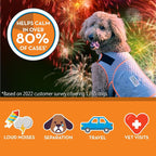 ThunderShirt for Dogs Calming Anxiety Vest, XX Small, Platinum Sport | Skin-Friendly Dog Anxiety Shirt, Helps Reduce Stress from Thunder, Fireworks & Travel