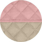 PureFit Reversible Quilted Sofa Cover Dog Couch Covers for Sofa, 66 in | Pink/Beige, Water Resistant Couch Protector, Washable Pet Couch Cover with Non Slip and Elastic Straps For Kids