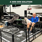 FXW Rollick Dog Playpen, Indoor, Yard & RV Camping, 24" H, 48 Panels | Easy setup, Heavy-duty, DIY layouts, Walk-through gate, for Puppies & Small Dogs, Patented