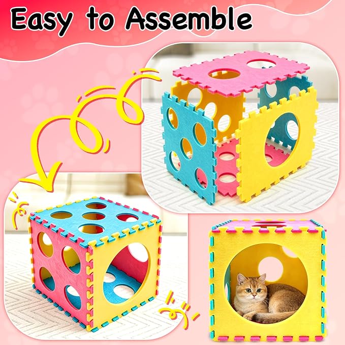 39 Pcs Cat Toys for Indoor Cats, Interactive Fun | Kitten Feather Wand, Catnip Toys, Chew Rope, Springs and Balls, Boredom Relief, Safe and Durable, for All Breeds