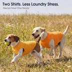 IECOii 2 Pack Dog Surgery Recovery Shirt Sleeveless Lightweight Dog Tshirt | T-Shirts with Stretch Fit,Gentle on Sensitive Skin,Anti-licking for Hot Spots,Shedding Control Tee,For Small to Giant Dogs