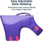 Ruffwear, Float Coat Dog Life Jacket, Premium Buoyancy Swim Vest with Lift Handle, Secure Fit & Reflective Trim, Adjustable Flotation for Swimming, Boating, & Outdoor Adventures, Purple Lily, X-Small