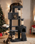 YITAHOME 70.8 inch Cat Trees for Large Cats | Cat Tower with Scratching Post, Hammock