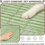 FUANGUI Waterproof Couch Cover Sofa Cover for Dogs and Pets Sofa Protector | Non-Slip Washable Fuzzy Soft Cat Sofa Slipcover for 2-3 Cushion Couch Sofa Pet Friendly, Grass Green, 27.6" x 82.7", 1 pcs
