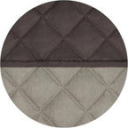 PureFit Reversible Quilted Couch Covers for Dogs Loveseat Sofa Cover 54" | Chocolate/Beige, Water Resistant Couch Protector, Washable Pet Couch Cover with Non Slip and Elastic Straps For Kids