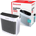 Honeywell HEPA Air Purifier for Home and Small-Medium 938 Ft² Rooms, White | Powerful HEPA Filtration with Quiet, Clean, Turbo and Auto Modes, Reduces Allergens, Dust, Pollen, Pet Dander, Odors, Smoke