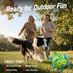 QDAN Dog Toys Soccer Ball, Durable Dog Balls with Strap for 20-40 lbs Dogs | 6 Inch Puppy Water Pool Toy, Durable Rope Toys for Dogs, Outdoor Herding Balls for Small Medium Dogs, Dog Gifts, Green