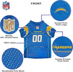 Pets First NFL Los Angeles Chargers Dog Jersey, Size X-Large, Football Shirt Costume for Pet, Dog Sports T-Shirt, NFL Team Clothing for Cats, Licensed Pet Apparel Available in 7 Sizes and 32 Teams