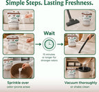 Good Natured Brand | Carpet Deodorizer & Freshener Powder | 31 oz Pet Odor Eliminator for Strong Odor & Pet Urine | Fresh Natural Mahogany Coconut Bliss Scent | Safe for Homes with Pets