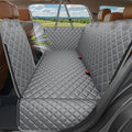 URPOWER 4 in 1 Dog Car Seat Cover for Back Seat, Waterproof Hammock | Mesh Window, Side Flaps, 600D Oxford, Scratch Resistant, Non-Slip, Easy Install, Machine Washable, Dog Seat Belt Included