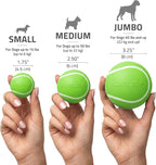 Playology Dog Toys | Squeaky Chew Ball for Dogs | Sweet Potato Scented Medium Dog Ball | Bouncy Floating Chew Toys for Fetch