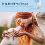 Flydog Fresh Kiss Nano-HAp Dog Tooth Brushing Kit, Vet Approved Remineralizing Formula for Dogs & Cats - Rebuild Enamel, Remove Tartar & Plaque, 360° Toothbrush & Silicone Finger Brush (Chicken)