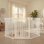 Regalo Safety 24"-192" Metal 2-in-1 Super Wide Baby Gate & Play Yard