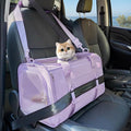 PETSFIT Cat Carrier Soft with Patented Safety Buckles, Safe for Car Travel | Lockable Zippers, Safety Tether, Escape-Resistant Pet Carrier for Vet Visits, Airline Approved Under-Seat, Up to 12 lbs