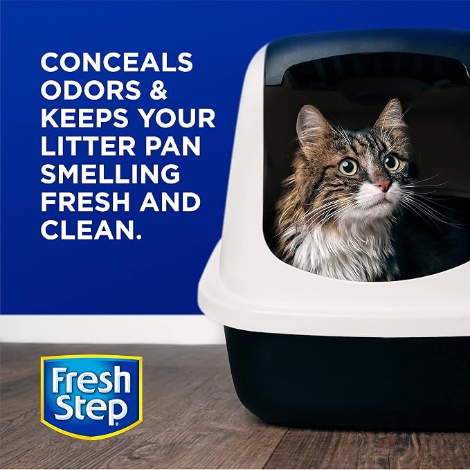 Fresh Step Cat Litter Crystals Deodorizer Non Toxic Odor Neutralizing Crystals for Litter Boxes Help Control Smells and Keep Home Fresh Summer Breeze Scent 15 Ounce 6 Pack Extended Supply | Non-toxic crystals neutralize odor at the source in any litter...