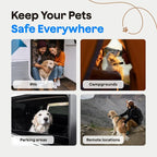 Waggle RV Pet Temperature Monitor with RVSentry Geofence Alert, 4G Cellular, No WiFi Required, Real-Time App Monitoring, Power Outage Alerts via SMS & Email, Subscription Required