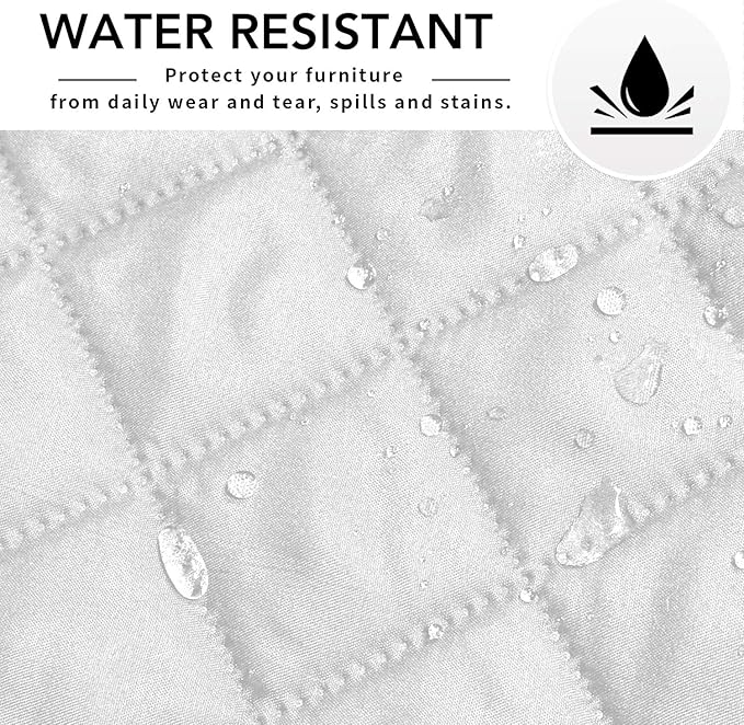 Easy-Going Sectional Couch Covers for Dogs L Shape Sofa Cover Reversible Sofa Slipcover Chaise Lounge Cover Furniture Protector Cover for Pets Dog Cat (42 x 52 inches, White/White) | Soft Sofa Slipcover For Dogs, Fits Left/Right Chaise Lounge Protector...