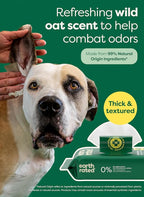 Earth Rated Dog Ear Wipes, Vet Developed, Wild Oat, for Dirt & Wax, 70ct | Pet Ear Wipes for Dogs & Cats, Hypoallergenic Cleaner to Remove Dirt and Wax, Wild Oat Scent