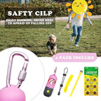 Dog Poop Bags Holder with LED Flashlight|Pet Waste Bags Dispenser for Leash|Doggie Potty Bags Container with Leak-proof Pet Trash Bags and Accessories (1 Holder 15 Bags, Pink)